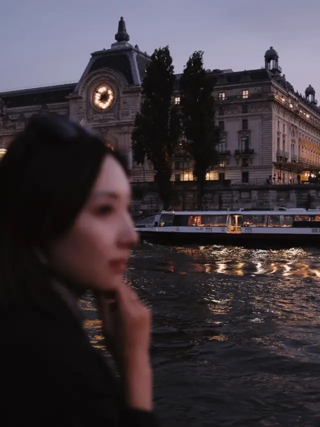 Blue Hour Cruise on the Seine River, Paris and I are Both Pink and Purple