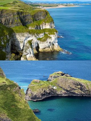 A World Natural Heritage site, the giant stone steps leading to the Atlantic Ocean