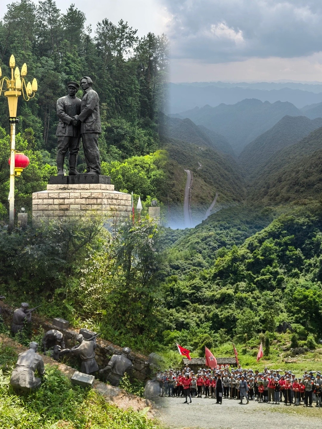 Jinggangshan family-friendly Red Army uniform study tour
