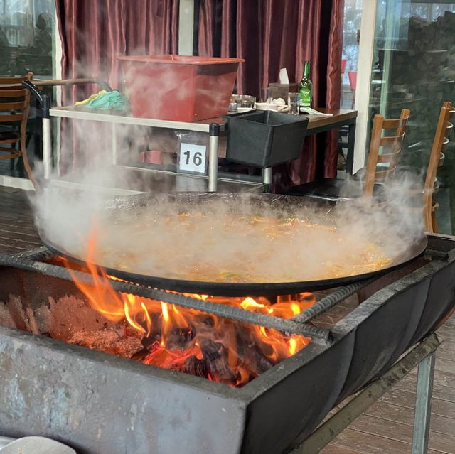 가평 유명산 근처 맛집 📍유명산 흥부네 솥뚜껑 닭볶음탕 