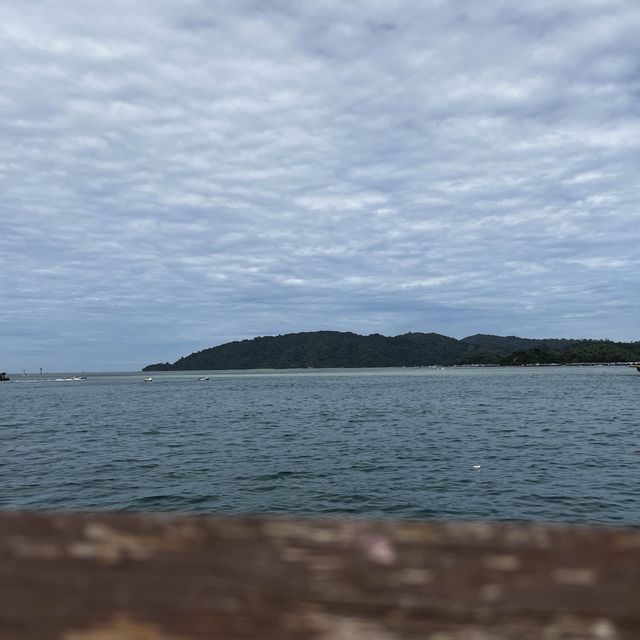 City view by the sea