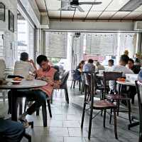 Nostalgic vibe coffee shop in a small town.