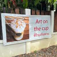 Art on the cup เมนูน่ารักๆที่จริณพาย📍