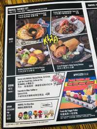 Marvel Comics 主題限定餐廳🥐🥯 食下午茶🥑🥚🍹🍹
