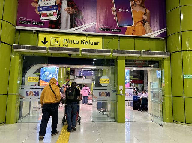 Gambir Train Station- a central station in the heart of Jakarta