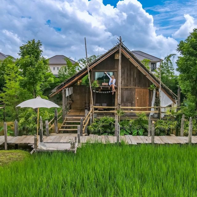 ที่พักเปิดใหม่ ชมวิวนาข้าว พิษณุโลก