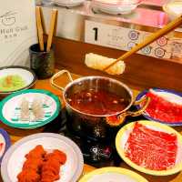 ชาบูหม่าล่าสายพาน พรีเมียม! มีเนื้อวากิวด้วย