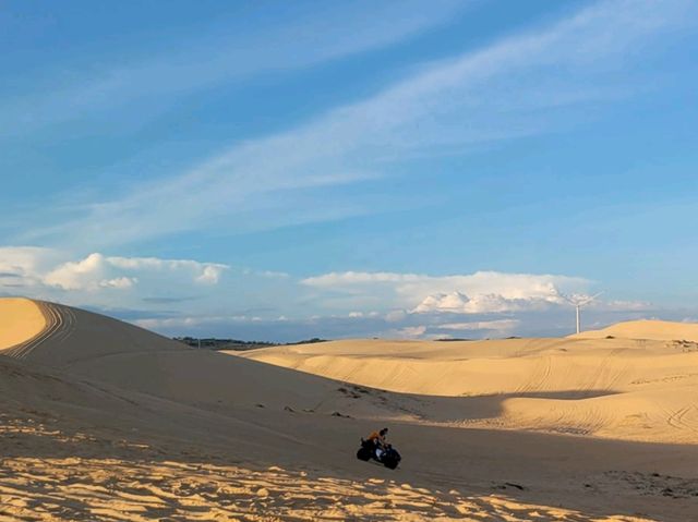 Breathtaking landscape in Mui Ne - White Sand Dunes 