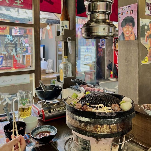 일본 나카스 거리 감성 포차에서 양고기 + 술 무한으로 즐기고 왔어요 🔥 