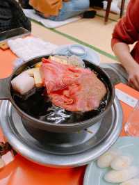 平歎入口即化壽喜燒近江牛🐂百年平民店淺草「米久」🍚
