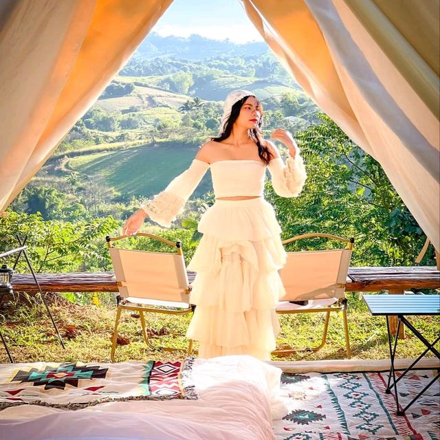 ที่พักเปิดใหม่เขาค้อ สไตล์แกลมป์ปิ้ง ฟีลดีมาก เพียงคนละ 590 บาท🏕️⛰️