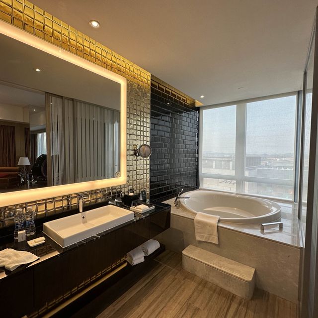 #深圳觀瀾湖酒店-超大圓形浴缸🛁