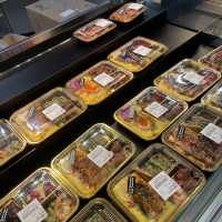 Grocery shopping + dining section at FairPric