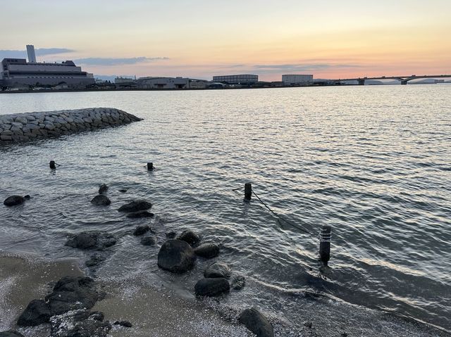 福岡・名島。天然記念物『名島帆柱石』と『名島海岸』