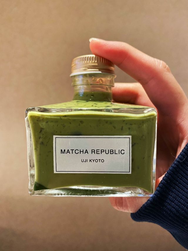 Uji Matcha ➕ Coffee 😀😀