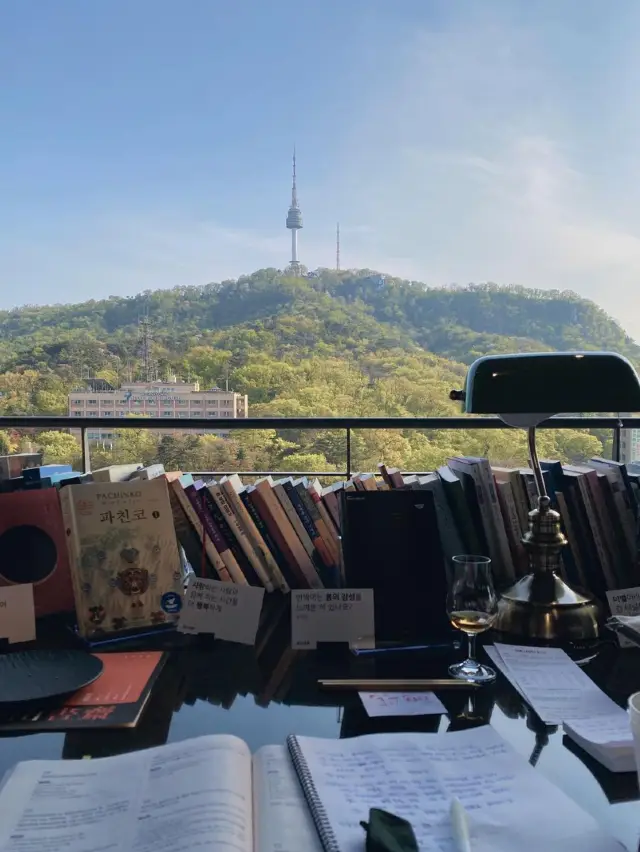 Enjoy Whisky with Namsan Tower View 