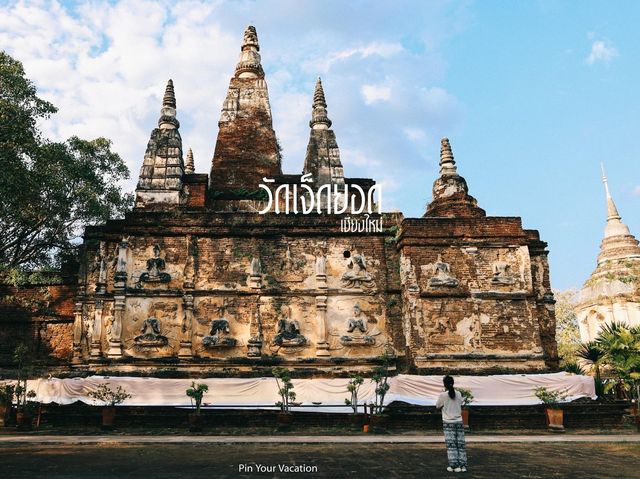 พระธาตุประจำปีมะเส็ง วัดเจ็ดยอด เชียงใหม่