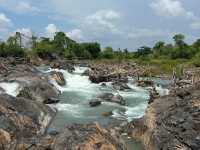Waterfall on Mekong river