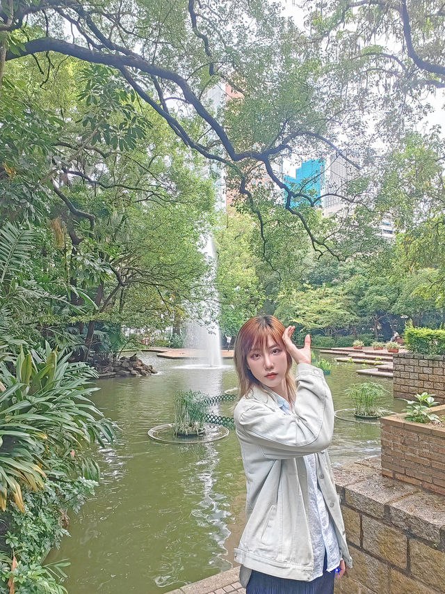 居然在九龍公園發現天空之鏡