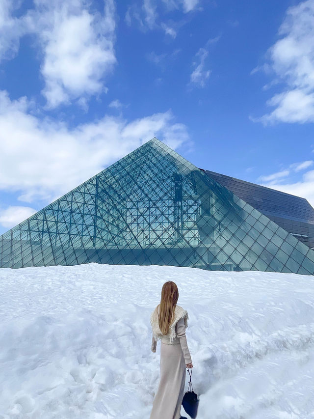 雪のモエレ沼公園
