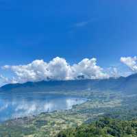 Panoramic view of Maninjau Lake