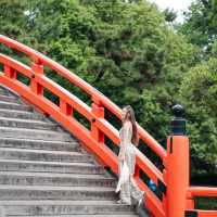 Sumiyoshi Shrine ศาลเจ้าเก่าแก่ ถ่ายรูปสวย