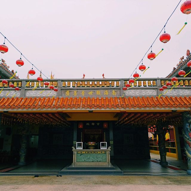 馬來西亞檳城喬治城著名華人文化海濱寺廟景點:玄母殿，適合打卡拍照📸欣賞海景