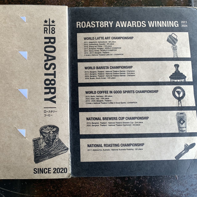 【🇹🇭 Roast8ry Lab】世界拉花冠軍咖啡店