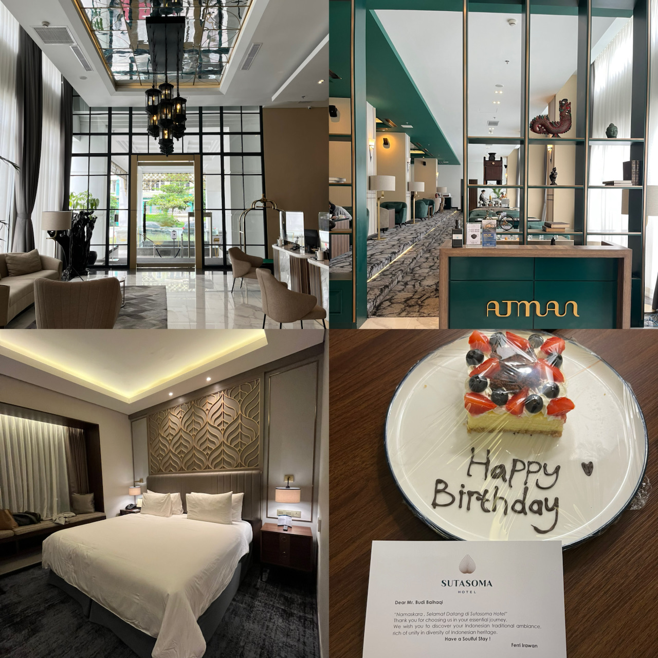 #chillandthrill 
The name of ‘Sutasoma’ is taken from an Old Javanese epic poem, Kakawin Sutasoma. A part of the poem becomes the national motto of Indonesia. A hotel like no other, Sutasoma Hotel boasts the country’s diverse and rich heritage. Each and every detail in Sutasoma Hotel is crafted to evoke the feeling of time-honored Indonesian tradition and values.

Sutasoma Hotel is likely to be centrally located, making it convenient for access to Jakarta’s major attractions, business districts, shopping malls, and transportation hubs.

Room Comfort:
Expect air-conditioned rooms with basic amenities such as Wi-Fi, flat-screen TVs, minibars, and room service.
Be sure to check whether the hotel offers rooms with better views, suites, or more luxurious upgrades if that’s something you’re interested in.

For the public transportation, you can take MRT and stop at the nearest station and continue with walking distance for 5-10 minutes.

#indonesia #jakarta #hotel #hotelreview 