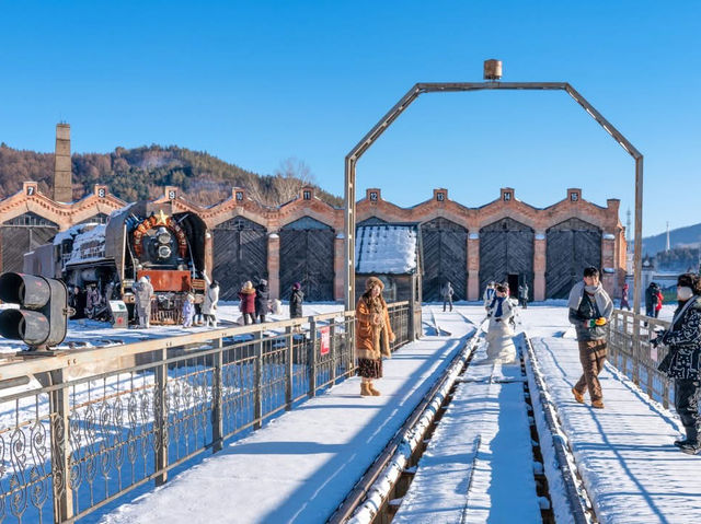 Under a blanket of snow Railway Museum 