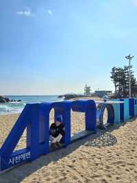 한적하게 즐기기 좋은 강릉 사천해변💙