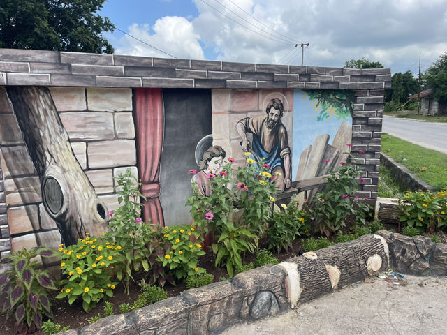 Stunning Bible-Inspired Murals in Tambolaka 