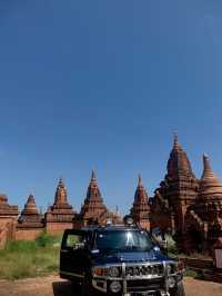 Golden Hour in Bagan , Timeless Journey 