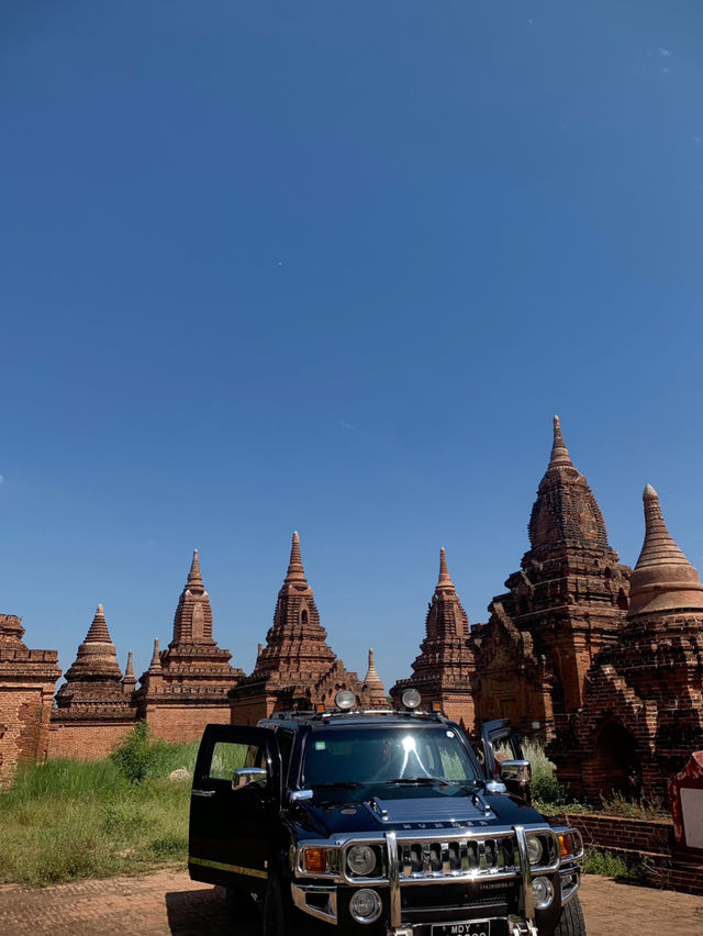 Golden Hour in Bagan , Timeless Journey 