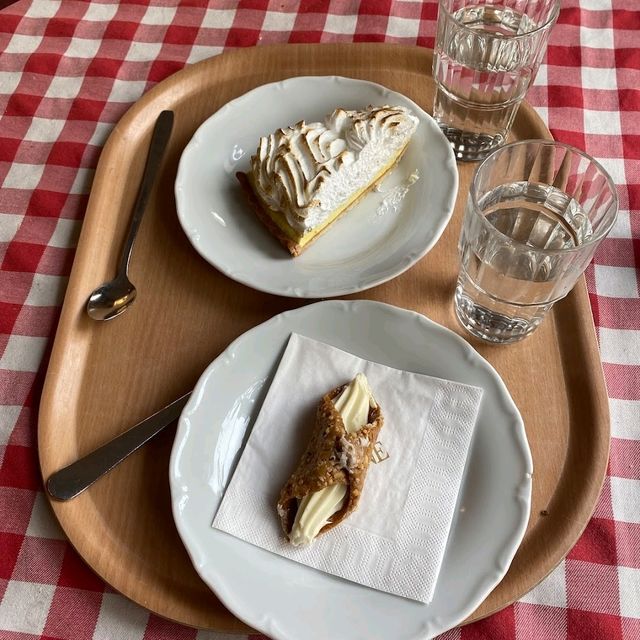 Good coffee and decent food