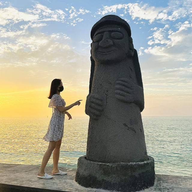 돌하루방과 사진 찍을 수 있는 제주도 <금능해수욕장>💙