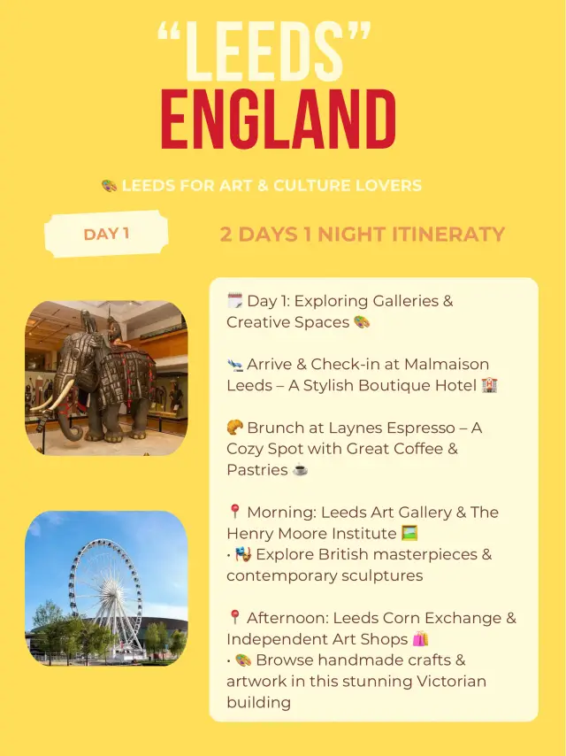 Leeds itinerary 