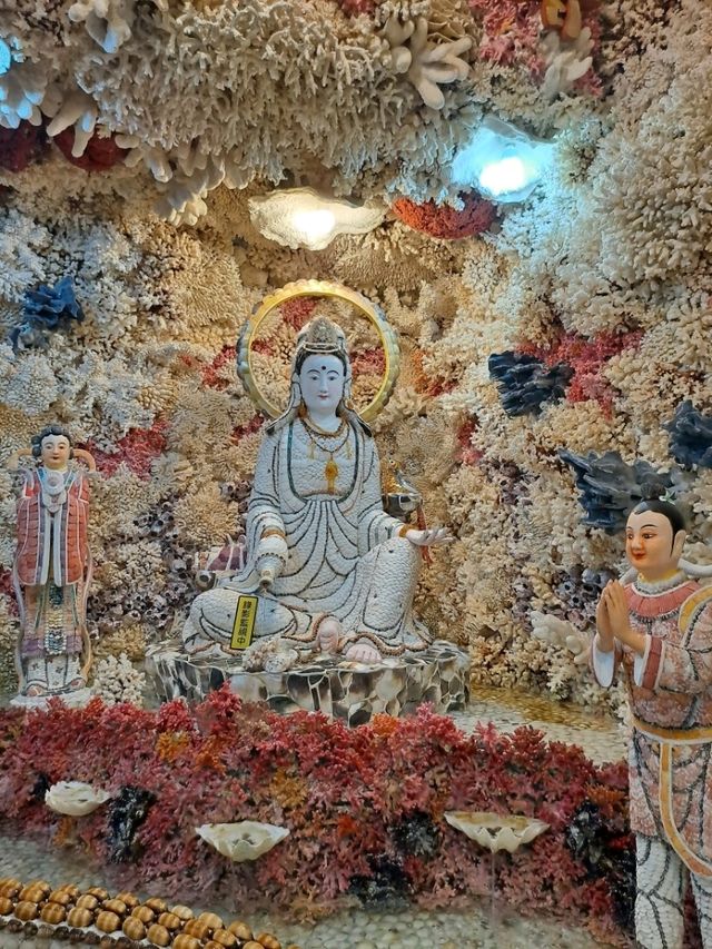 石門｜超夢幻海底龍宮？石門珊瑚貝殼廟必拍打卡點