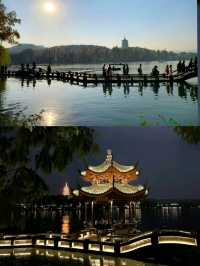 West Lake, a must-visit scenic hotspot in Hangzhou, China. 