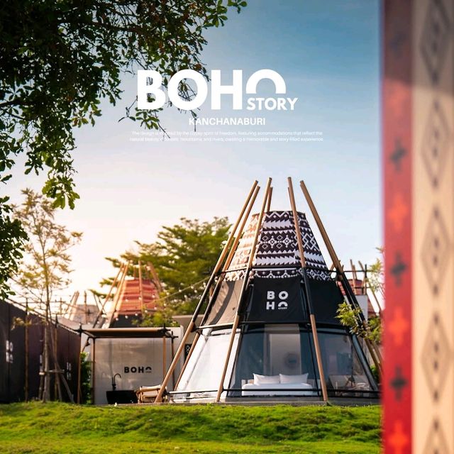 BOHO STORY Pool Villa พูลวิลล่า กาญจนบุรี 