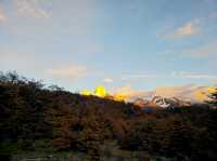 해외여행 아르헨티나의 아름다운 Sendero al Fitz Roy