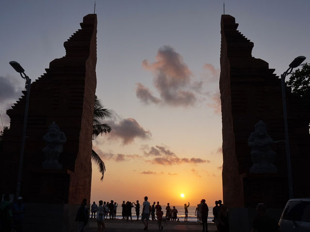 Sundown Stories: Kuta Beach in Golden Mode