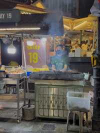 The Heartbeat of Satay Street on a Busy Weekend