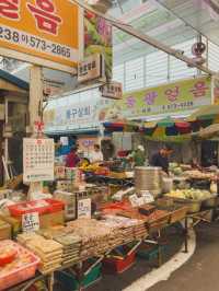 맛있는 먹거리 가득한 의령시장🤍
