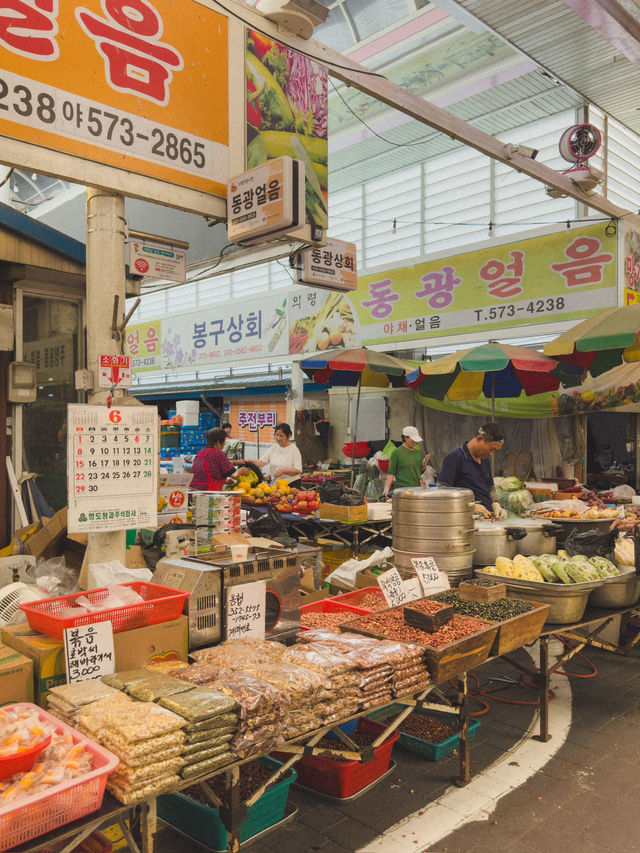 맛있는 먹거리 가득한 의령시장🤍