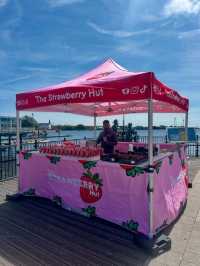 Walking around Mermaid Quay and enjoying beautiful scenery over the bay, plenty of shops to pop into