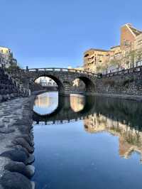 👓Megane Bridge: A Scene of Reflected Serenity 
