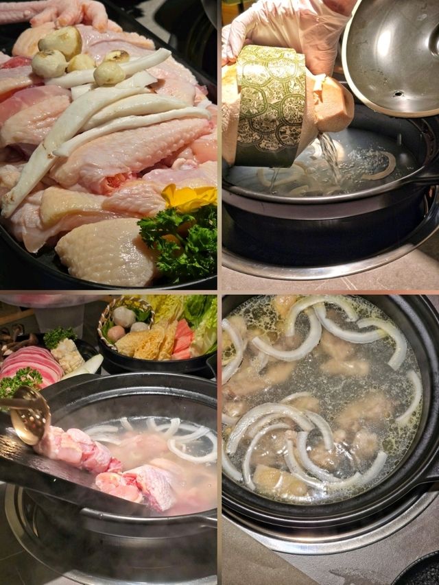 現開椰青甘甜椰子雞鍋 現開椰青甘甜椰子雞鍋