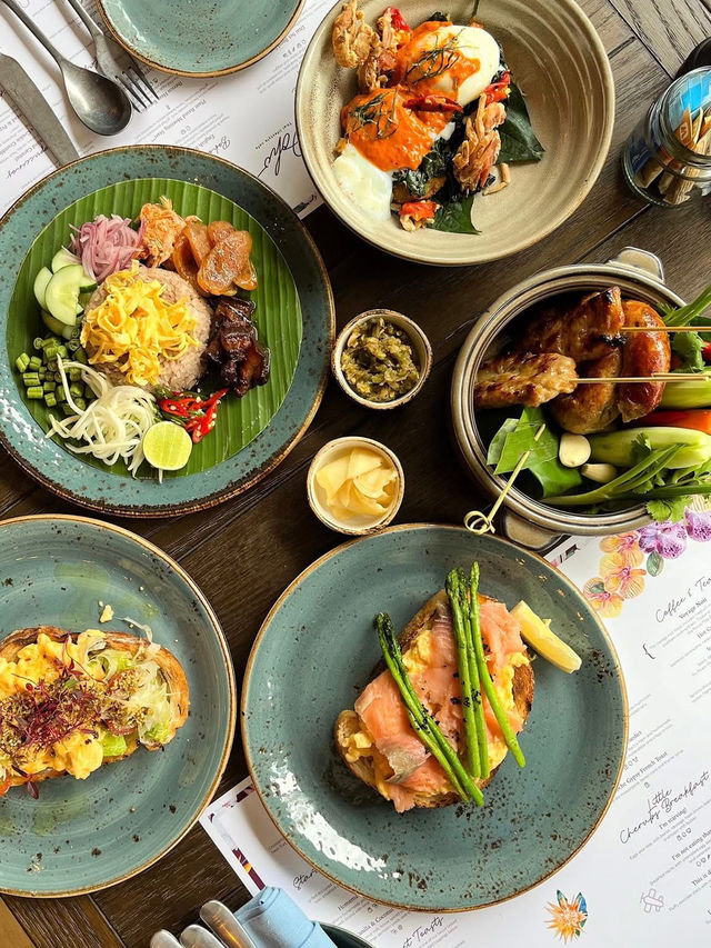 อาหารเช้า ปังๆ โรงแรม Kimpton Kitalay Samui 