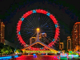 #myfootballnight 
⚽ Tianjin Eye – A Stunning Football Night Above the City Lights 🎡
Watching the city come alive from the Tianjin Eye made my football night unforgettable. As one of the world's few Ferris wheels built over a bridge, the Tianjin Eye offers breathtaking panoramic views of Tianjin, especially after sunset when the skyline sparkles with colorful lights.
Before the match, I enjoyed a relaxing ride on the Ferris wheel and admired the winding Haihe River stretching through the city. The peaceful scenery was the perfect way to begin the evening. Later, I headed to a nearby café to watch a live football match with fellow fans. The atmosphere was full of excitement as supporters cheered, celebrated every goal, and shared their passion for the beautiful game.
The combination of spectacular night views, delicious food, and the energy of football fans created an experience that was both relaxing and exciting. It was one of those evenings that reminded me how travel and football can come together to create unforgettable memories.
If you're visiting Tianjin, don't miss the Tianjin Eye at night. Whether you're exploring the city, taking amazing photos, or enjoying a football-filled evening, it's an experience you'll remember long after your trip ends.
#myfootballnight  #tianjineye  #tianjin  #china  #footballnight  #citylights  #travelmemories  #nightview  #haiheriver  #explorechina 